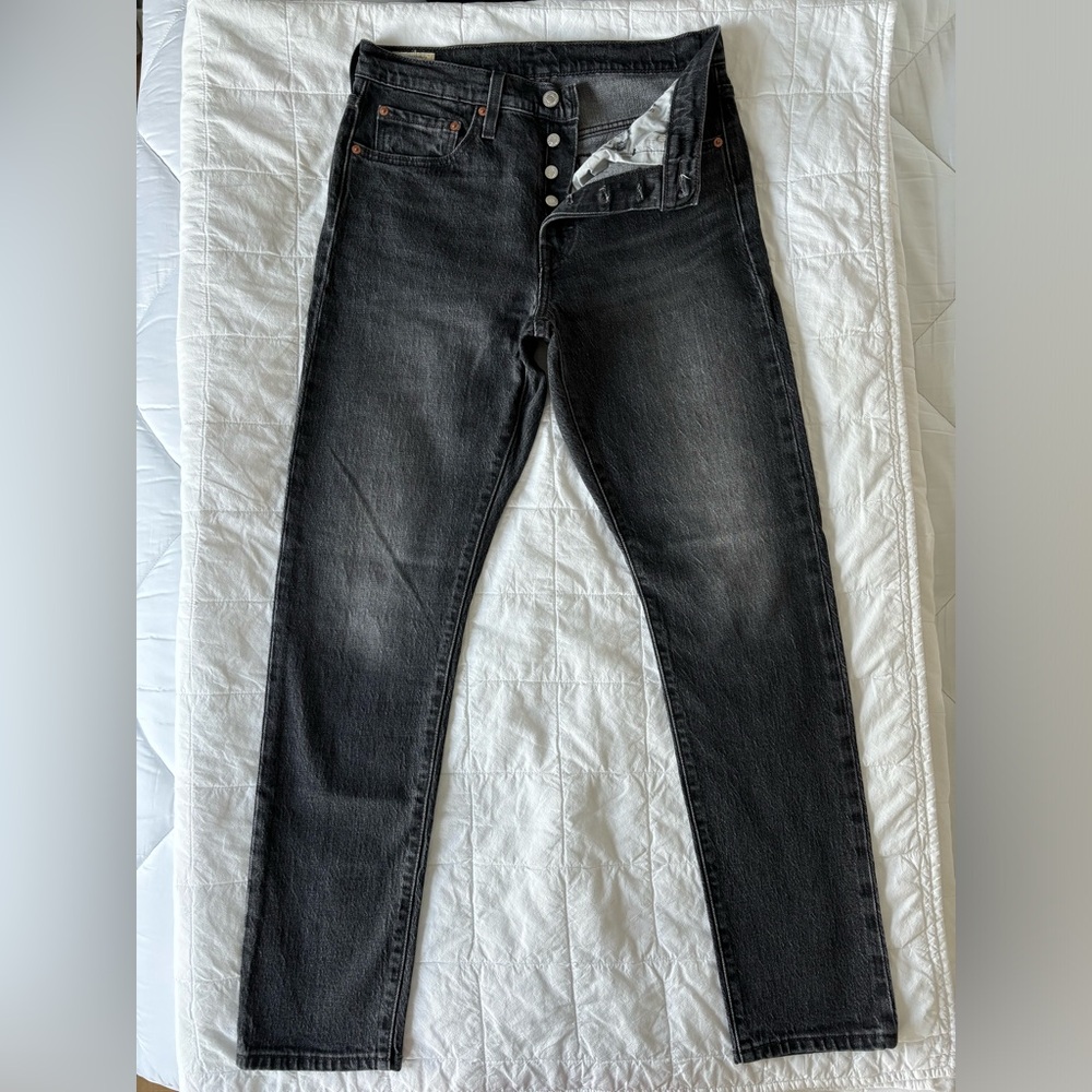 Levi’s 28x30 501 Skinny Jean, washed dark grey